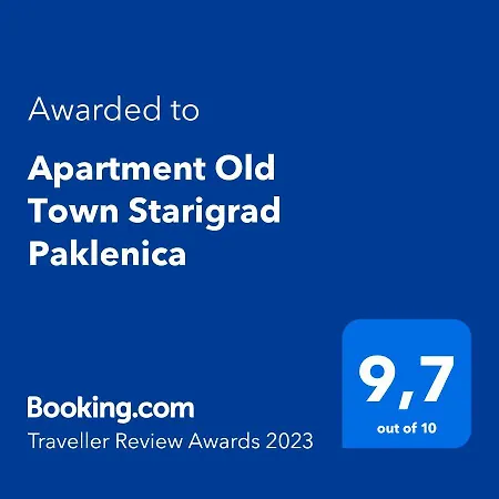Apartment Old Town Paklenica Starigrad Paklenica